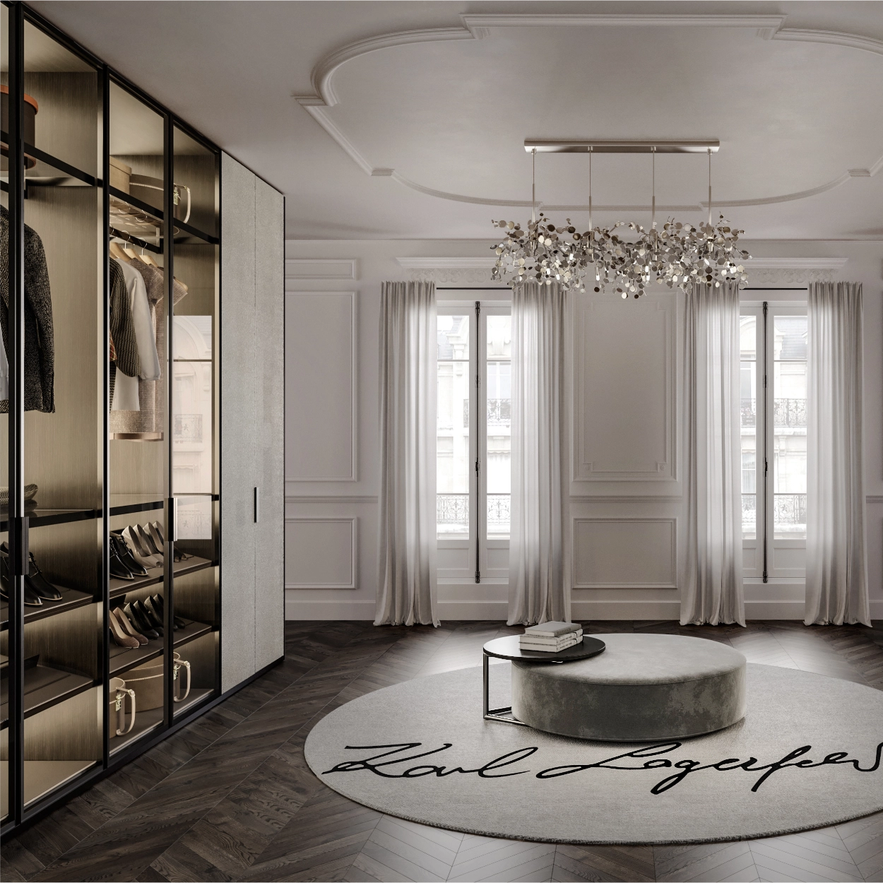 Saint-Guillaume Walk-In Closet by KARL LAGERFELD MAISON